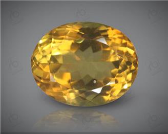 Yellow Citrine Natural Certified  9.76CTS-8399